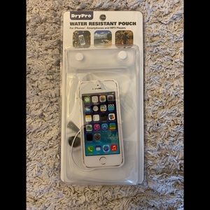 Water resistant bag for cell phone